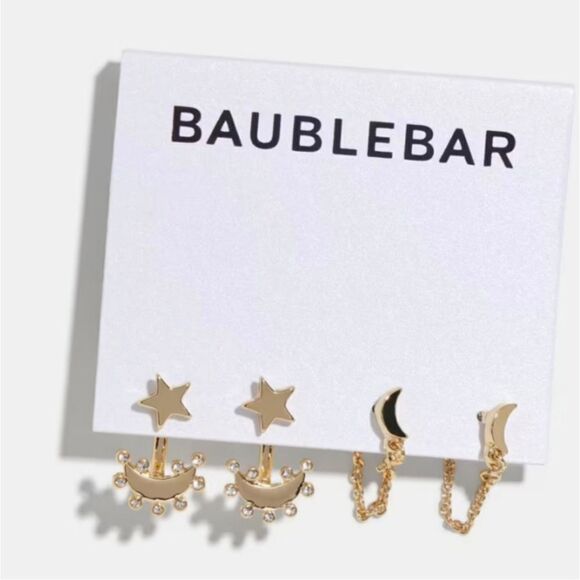 BaubleBar Cosmic Couple Pierced Earring Set - Picture 1 of 3